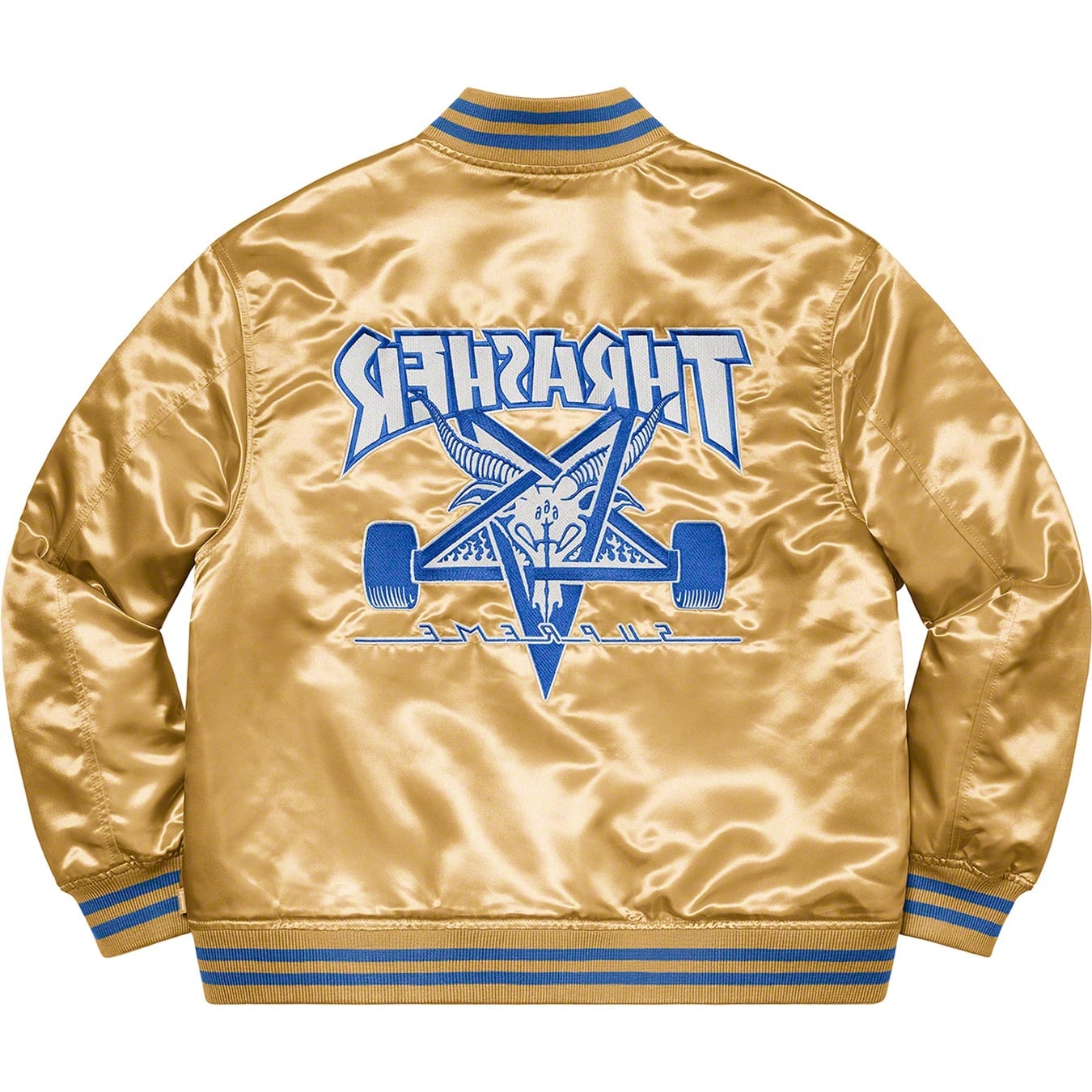 Supreme®/Thrasher® Satin Varsity Jacket view 11